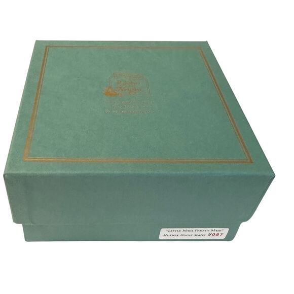 R John Wright #087 of 150 Mice Little Maid, Pretty Maid Mother Goose Series - Picture 6 of 7